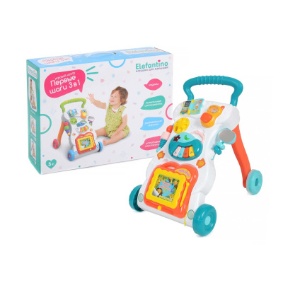 Игровой центр на колёсах Elefantino IT105410